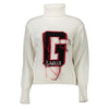 Gaelle Paris Bianco Acrylic Women Sweater
