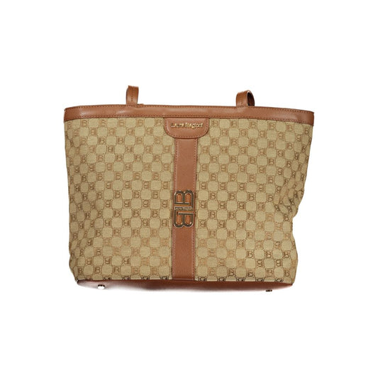 Laura Biagiotti Beige Polyester Women Handbag