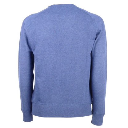 Emilio Romanelli Blue Cashmere Men Sweater