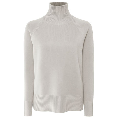 Emilio Romanelli Beige Cashmere Women Sweater