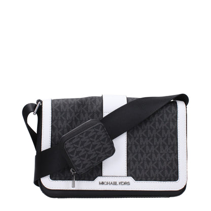 Michael Kors Black Fabric Crossbody Bag