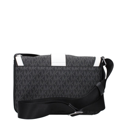 Michael Kors Black Fabric Crossbody Bag