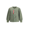 ALPHA INDUSTRIES Green Nylon Coat