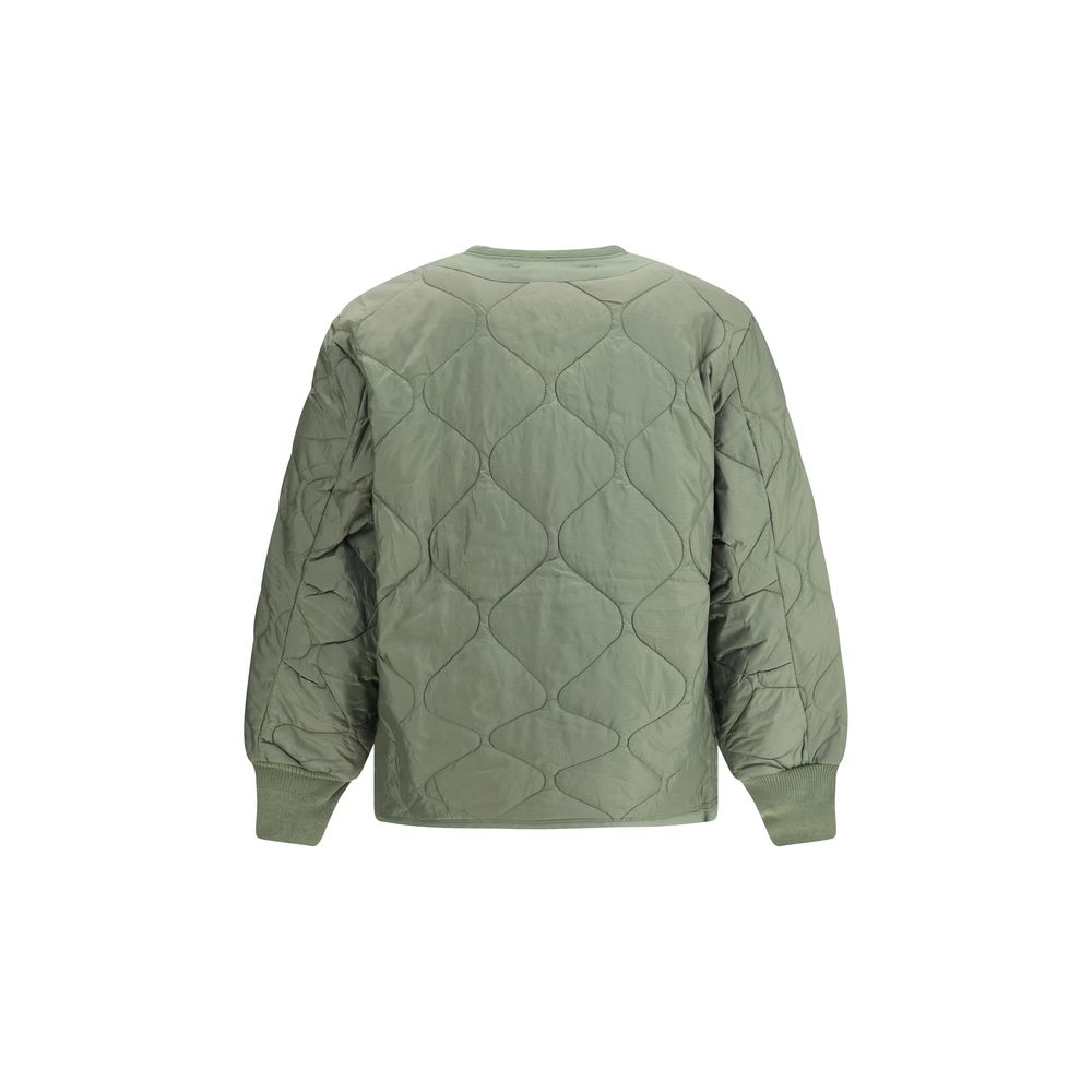 ALPHA INDUSTRIES Green Nylon Coat