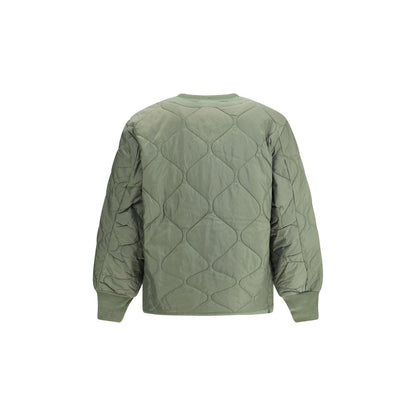 ALPHA INDUSTRIES Green Nylon Coat