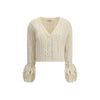 Moncler Cream Alpaca Vicugna Pacos Cardigan