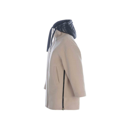 Herno Beige Virgin Wool Coat