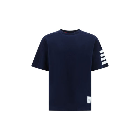 Thom Browne Blue Cotton T-Shirt