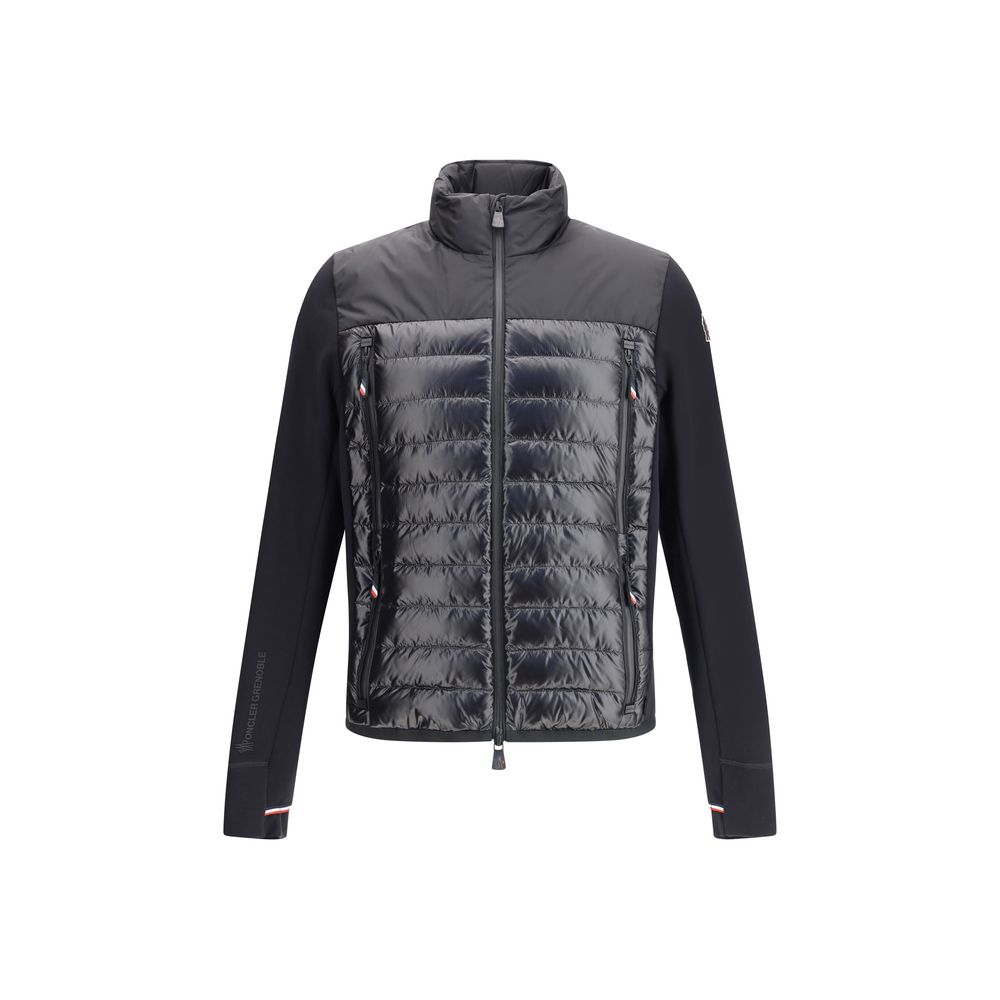 Moncler Grenoble Sort Polyester Shelljakke