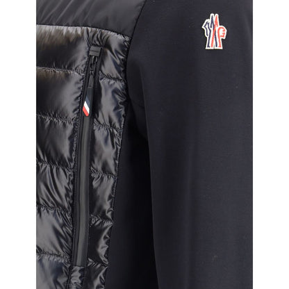 Moncler Grenoble Sort Polyester Shelljakke