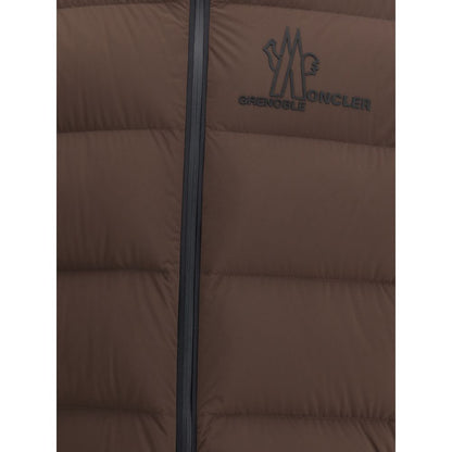 Moncler Grenoble Brown Polyamide Shell Jacket