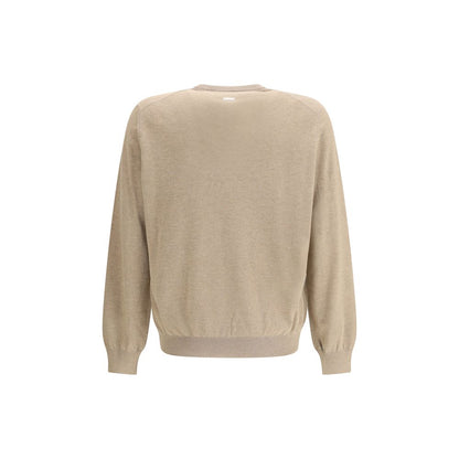 Ferragamo Beige Fleece Wool Sweatshirt