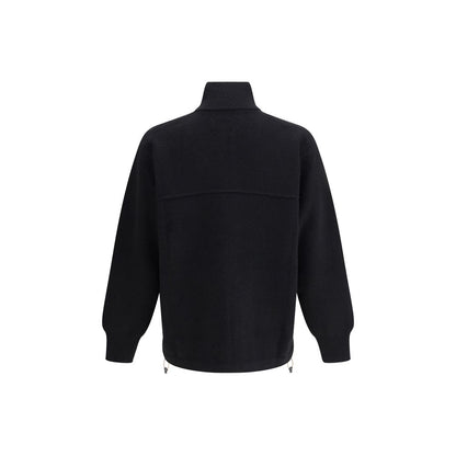 GR10K Black Wool Coat