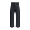 Fear Of God Black Cotton Straight-Leg Jeans