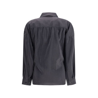 Lemaire Black Silk Dress Shirt