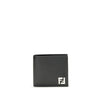 Fendi Black Calf Leather Bos Taurus Wallet