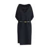 Ferragamo Black Viscose Casual Dress