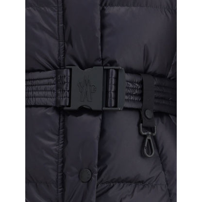 Moncler Grenoble Blue Polyamide Coat