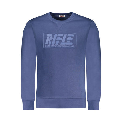 Rifle Blue Cotton Men Sweater