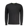 Rifle Black Wool Men Sweater
