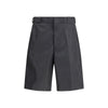 Prada Black Recycled Polyamide Bermuda Shorts