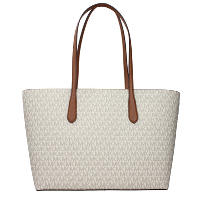 Michael Kors Beige Fabric Shoulder Bag