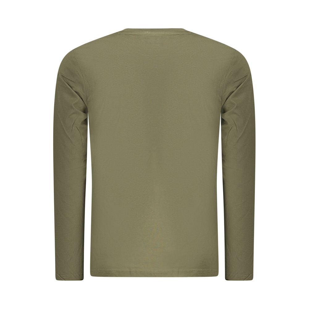 Rifle Green Cotton Men T-Shirt