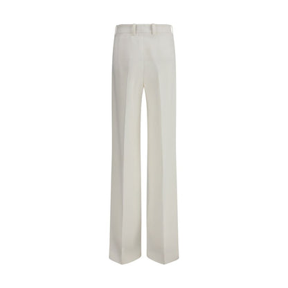Ermanno Scervino White Viscose Casual Pants