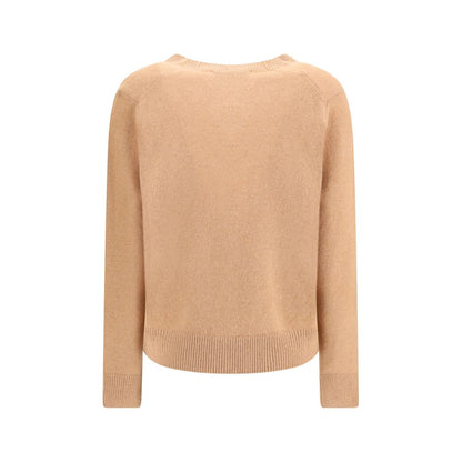 Maison Kitsuné Brown Wool Cardigan