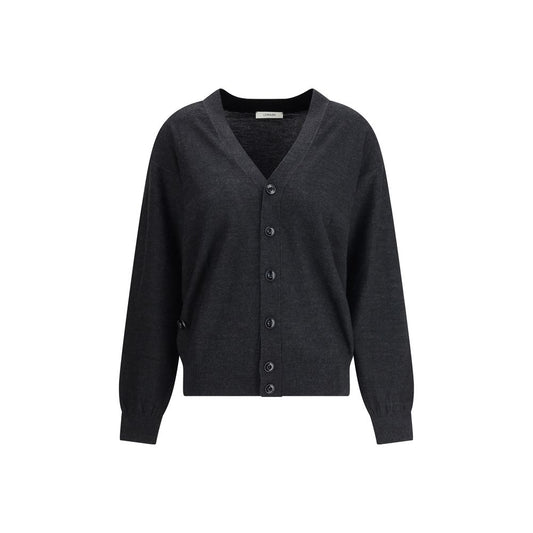 Lemaire Gray Merino Wool Cardigan