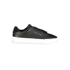 Tommy Hilfiger Black Leather Men Sneaker