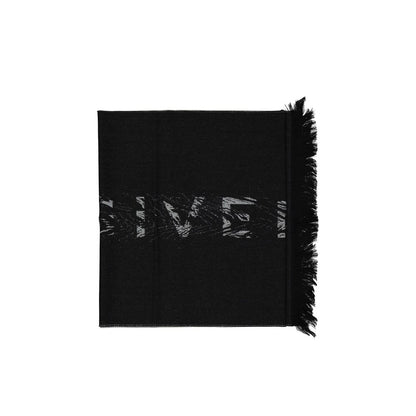 Givenchy Black Virgin Wool Scarf