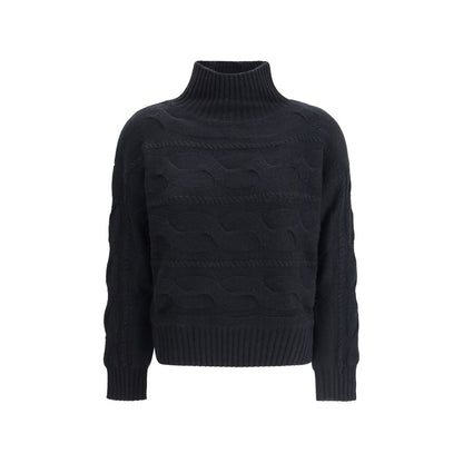 Max Mara Black Wool Sweatshirt