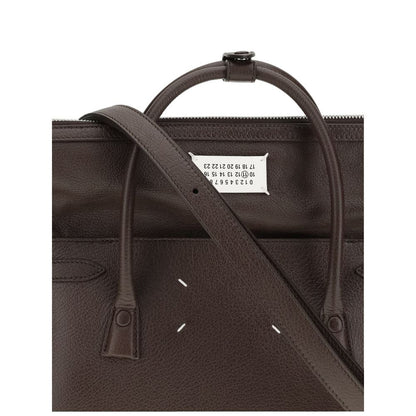 Margiela Brown Calf Leather Bos Taurus Handbag