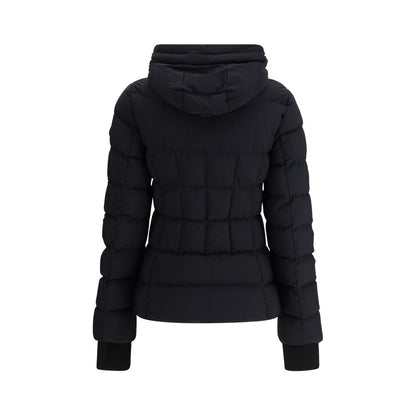 Moose Knuckles Black Nylon Coat