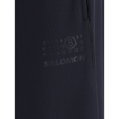 MM6 Black Polyester Athletic Pants
