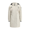 Moose Knuckles White Cotton Parka