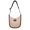 Valentino Garavani Beige Fabric Crossbody Bag