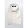 Baldinini Trend White Cotton Men's Shirt