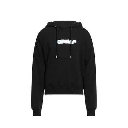 Off-White Black Cotton Sweatshirt
