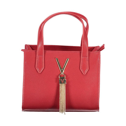 Mario Valentino Red Polyethylene Women Handbag