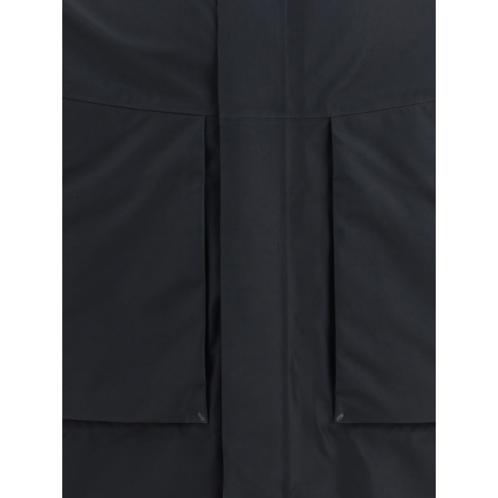 LAMINAR Black Polyamide Shell Jacket