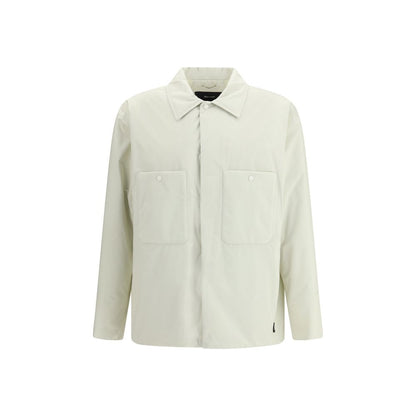LAMINAR Cream Nylon Full-Length Jacket