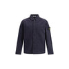 Stone Island Blue Cotton Dress Shirt