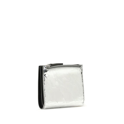 Margiela Silver Calf Leather Bos Taurus Wallet