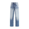 Magliano Blue Cotton Relaxed Fit Jeans