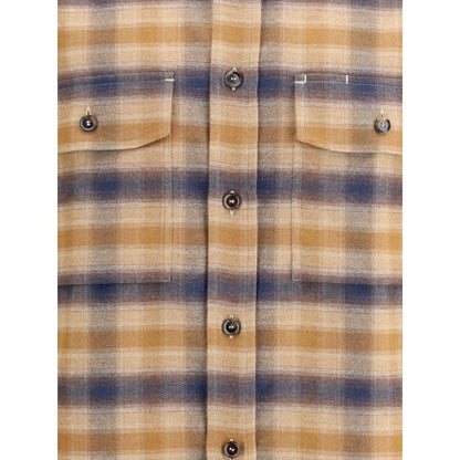 Brioni Multicolor Denim Shirt
