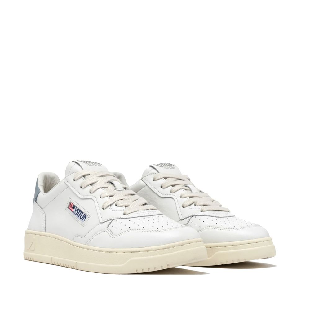 Autry White Leather Low Top Sneakers