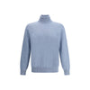 Brunello Cucinelli Light Blue Cashmere Cashmere Sweater