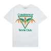 Casablanca White Cotton T-Shirt